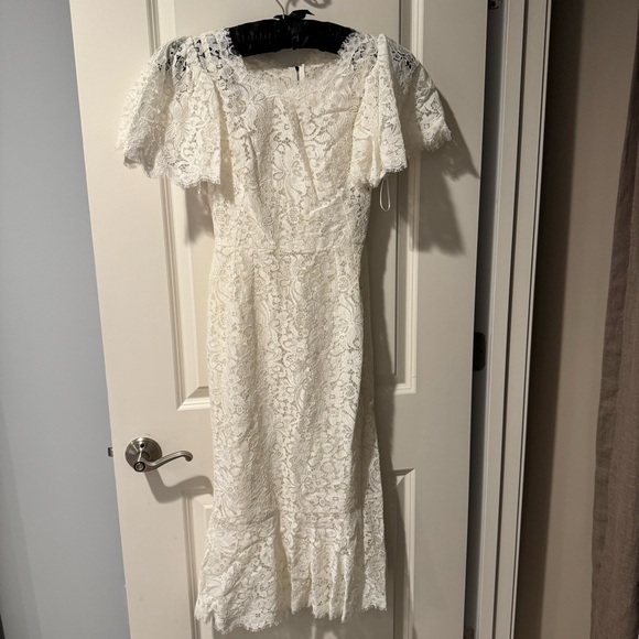 Dolce & Gabbana Dresses & Skirts - Dolce & Gabbana White Lace Wedding Dress | XS
